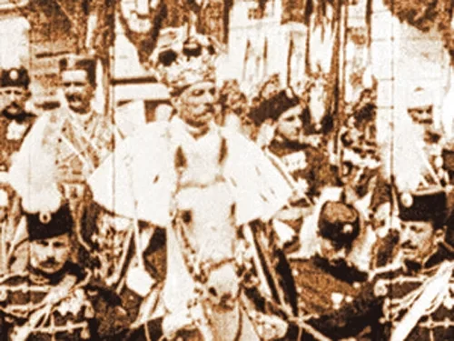 The Coronation of King Peter I of Serbia poster
