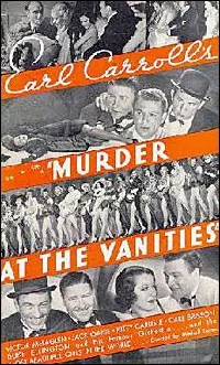 Murder at the Vanities poster