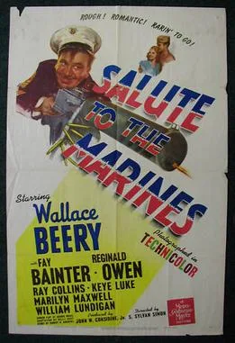 Salute to the Marines poster