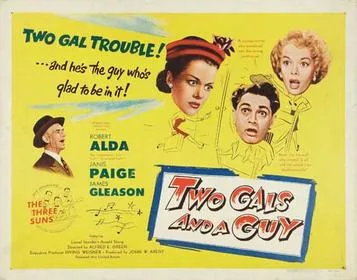 Two Gals and a Guy poster