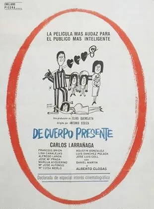 De cuerpo presente poster