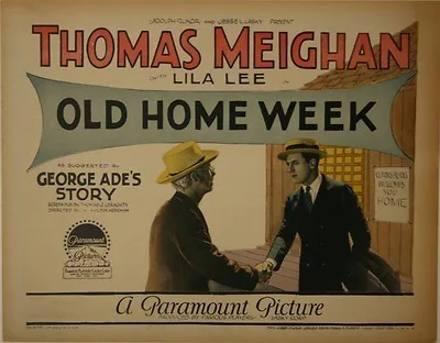 Old Home Week poster