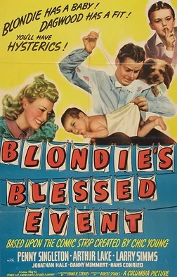 Blondie's Blessed Event poster