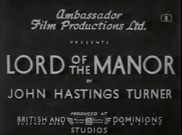 Lord of the Manor poster