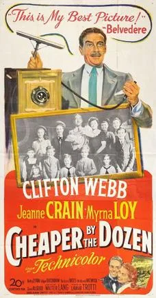 Cheaper by the Dozen poster