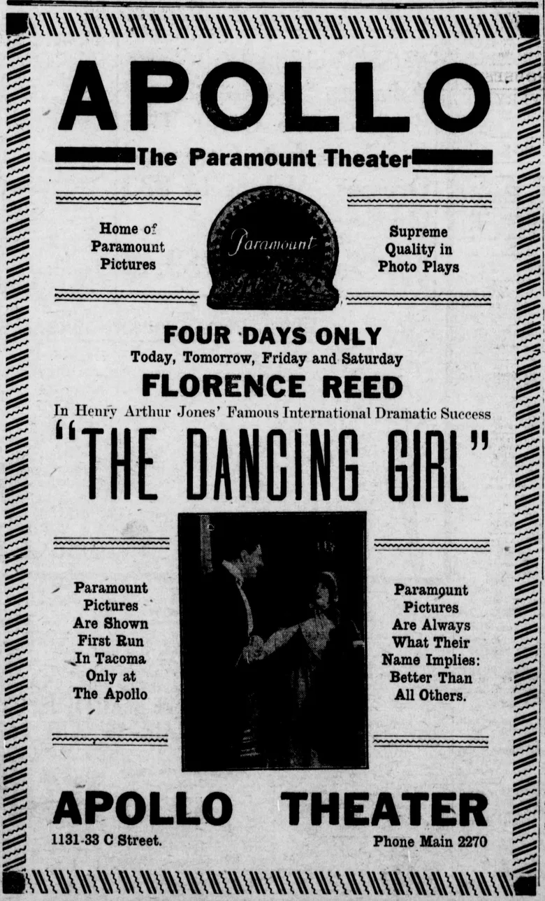 The Dancing Girl poster