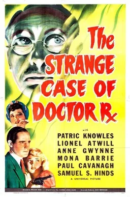 The Strange Case of Doctor Rx poster