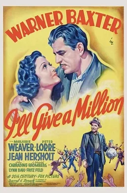 I'll Give a Million poster