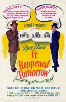 It Happened Tomorrow poster