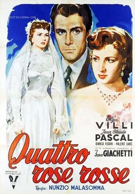 Quattro rose rosse poster