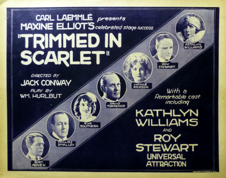 Trimmed in Scarlet poster