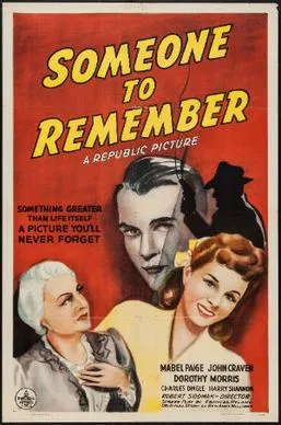 Someone to Remember poster