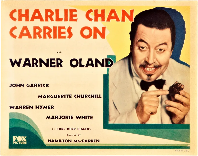 Charlie Chan Carries On poster
