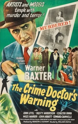 Crime Doctor's Warning poster