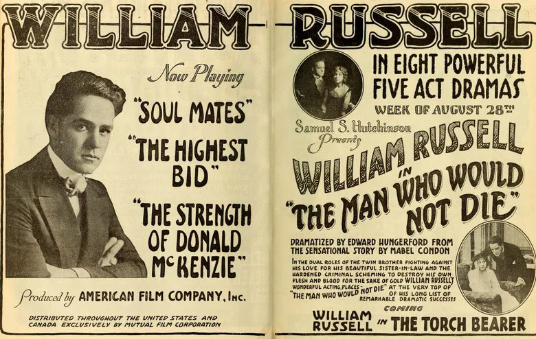 The Man Who Would Not Die poster