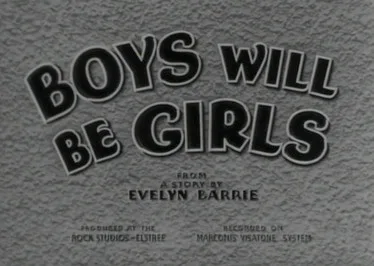 Boys Will Be Girls poster