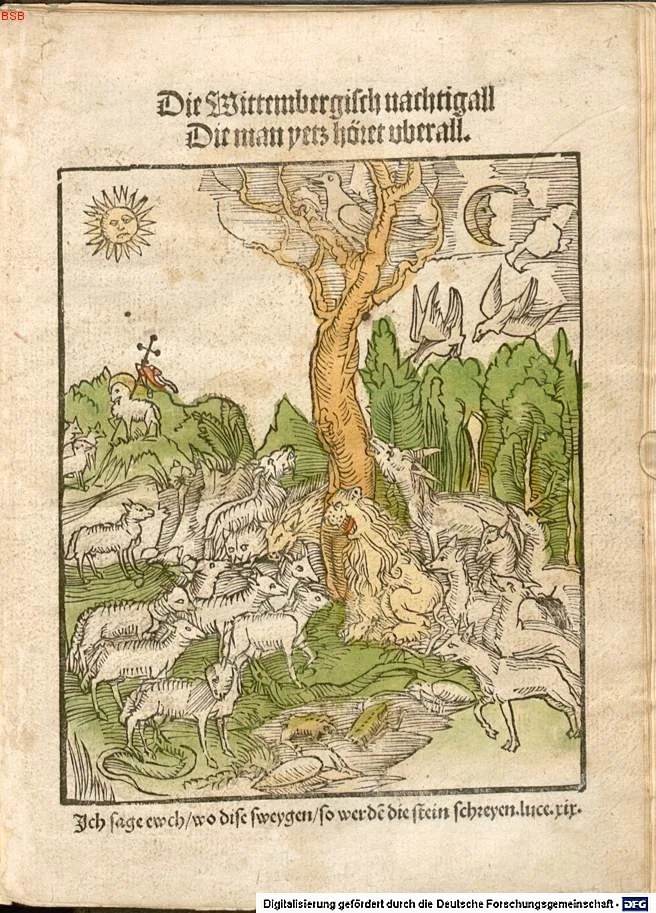 Die Wittenberger Nachtigall poster