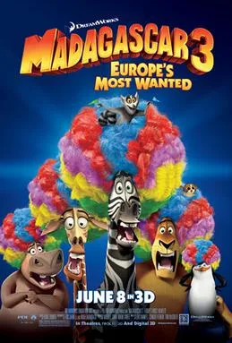 Madagascar 3: Europe's Most Wanted poster