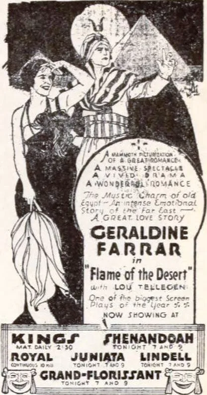 Flame of the Desert poster