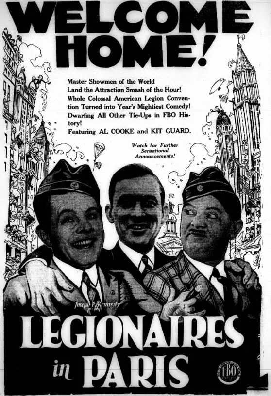 Legionnaires in Paris poster