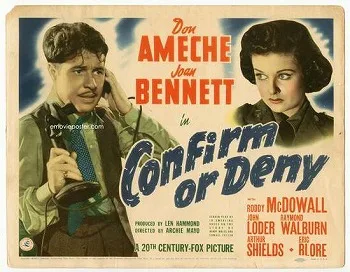 Confirm or Deny poster