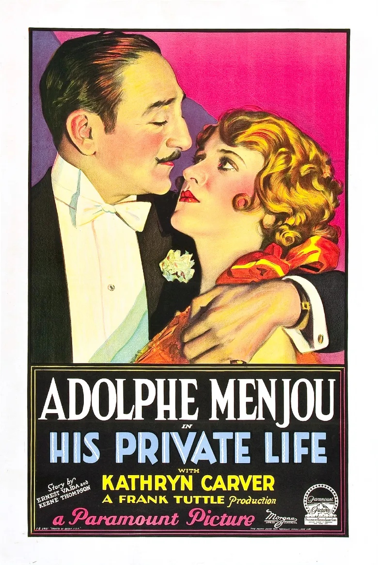 His Private Life poster