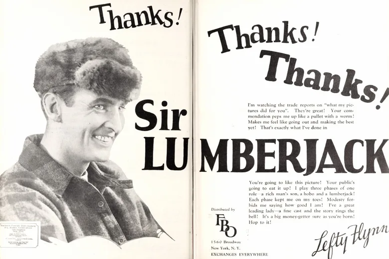 Sir Lumberjack poster