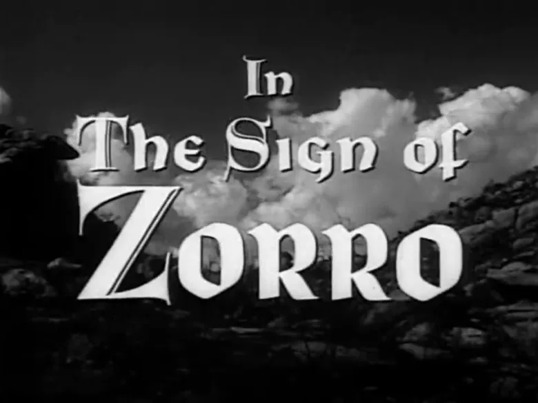 The Sign of Zorro poster