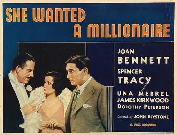 She Wanted a Millionaire poster