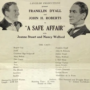 A Safe Affair poster