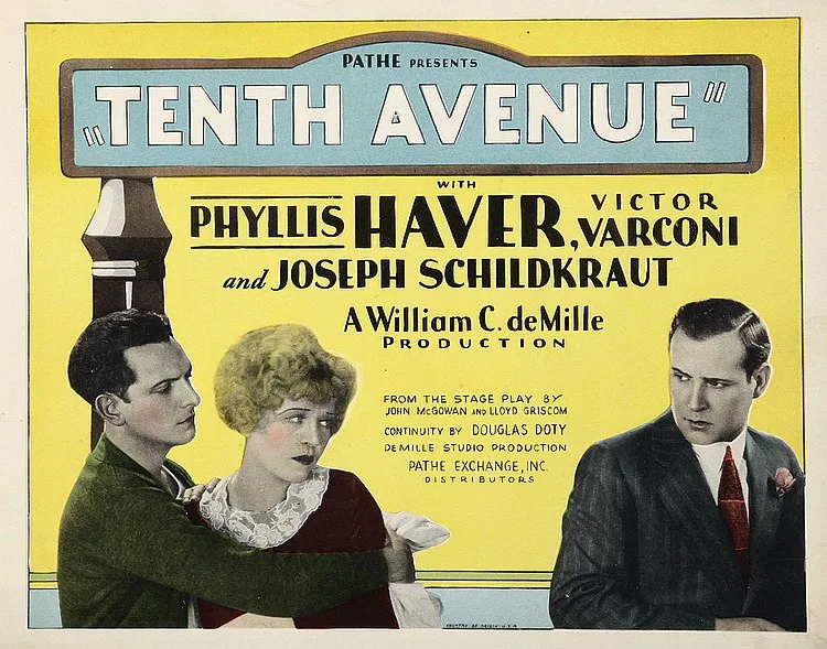 Tenth Avenue poster