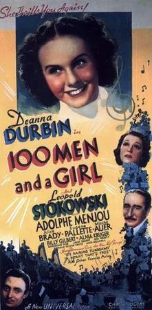 One Hundred Men and a Girl poster