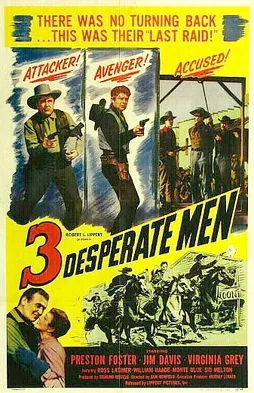 Three Desperate Men poster