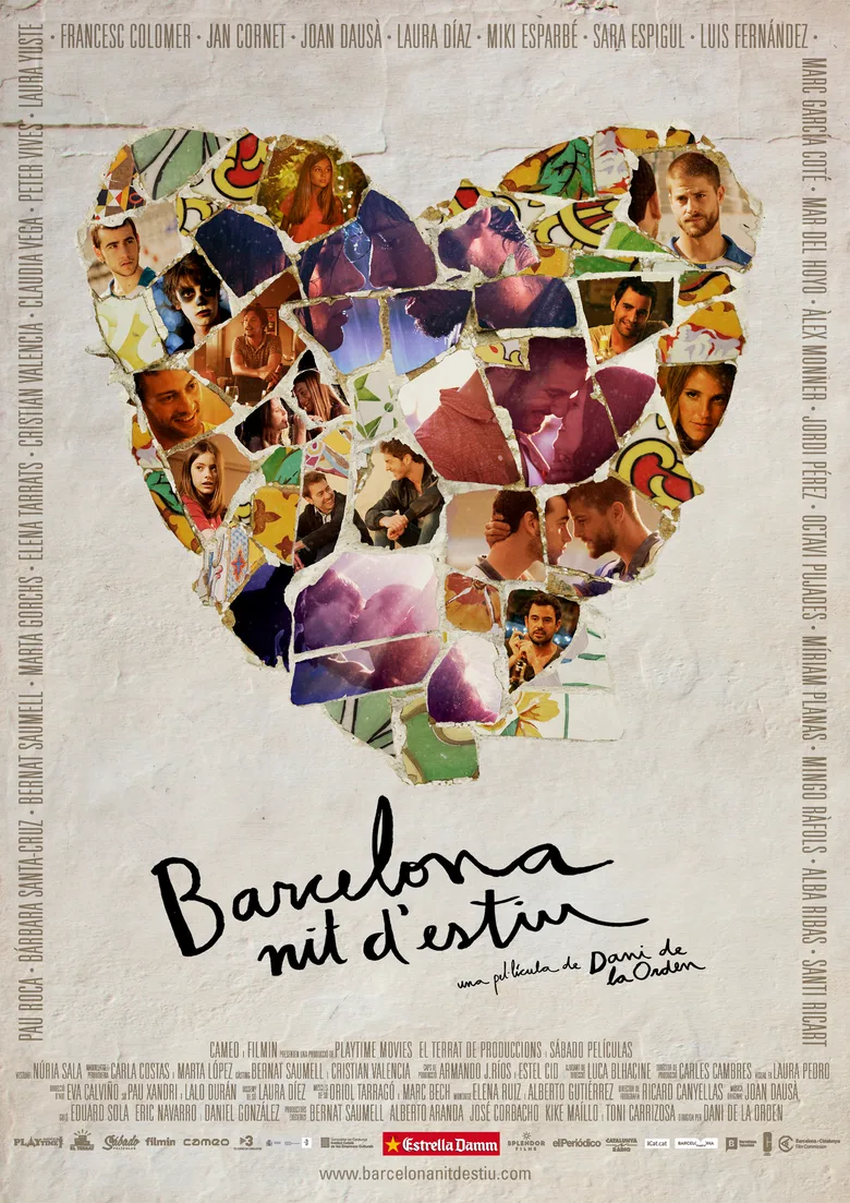 Barcelona Summer Night poster