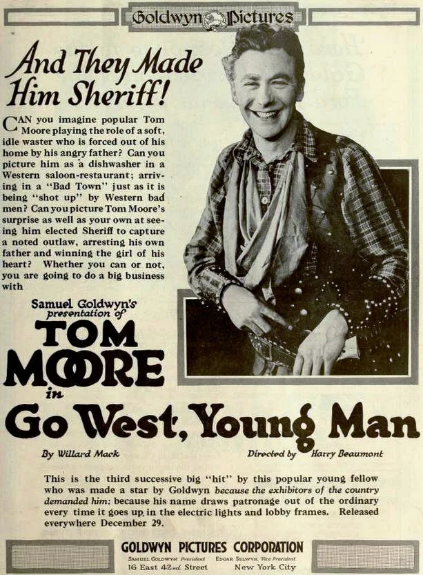 Go West, Young Man poster