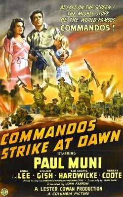 Commandos Strike at Dawn poster
