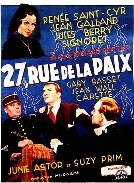 27 Rue de la Paix poster