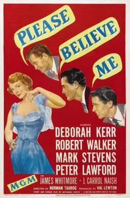 Please Believe Me poster