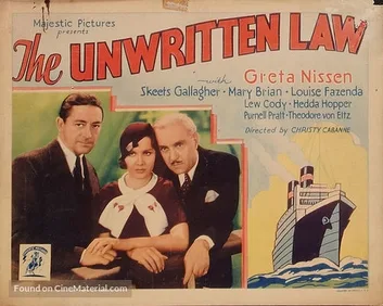 The Unwritten Law poster