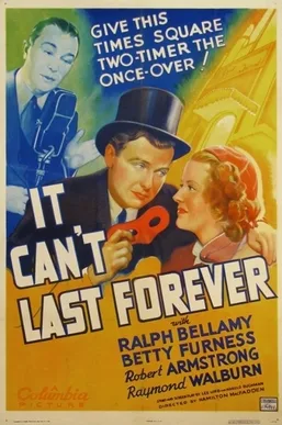 It Can't Last Forever poster