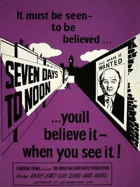 Seven Days to Noon poster
