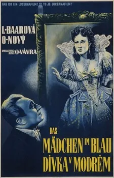 Dívka v modrém poster