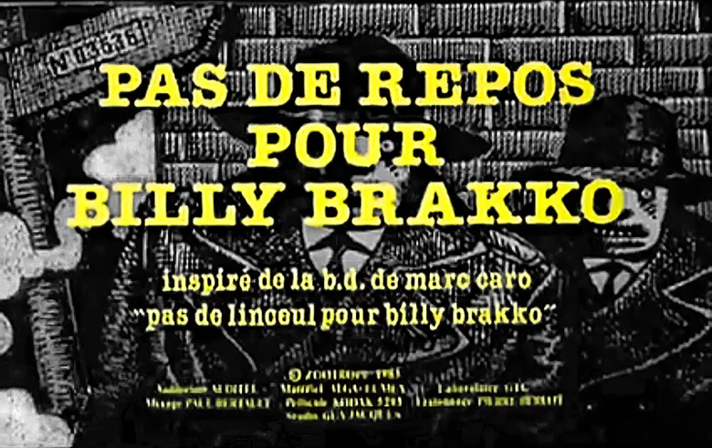 No Rest for Billy Brakko poster