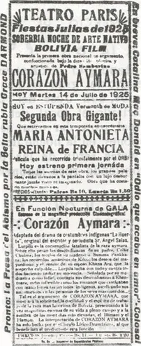 Corazón Aymara poster