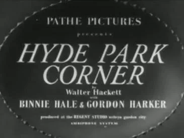 Hyde Park Corner poster