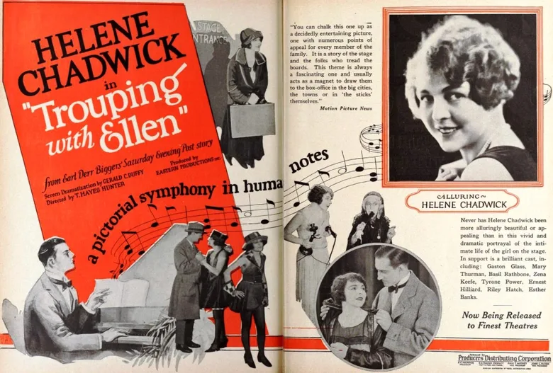 Trouping with Ellen poster