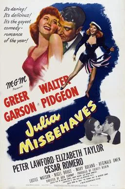 Julia Misbehaves poster