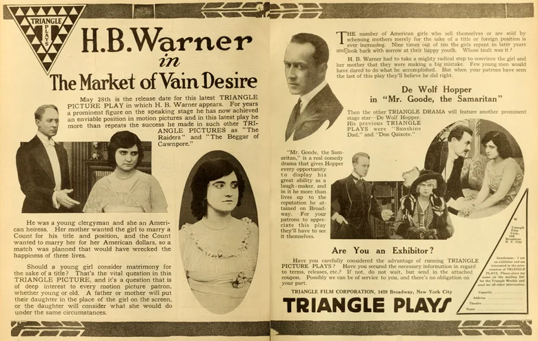 The Market of Vain Desire poster