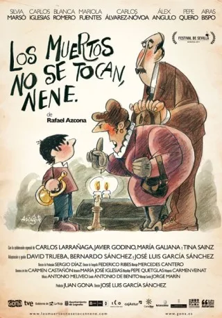 Los muertos no se tocan, nene poster