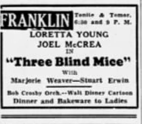 Three Blind Mice poster